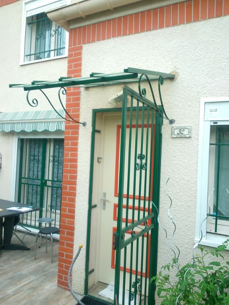 Marquise et Porte avec Barreaux - Image 1